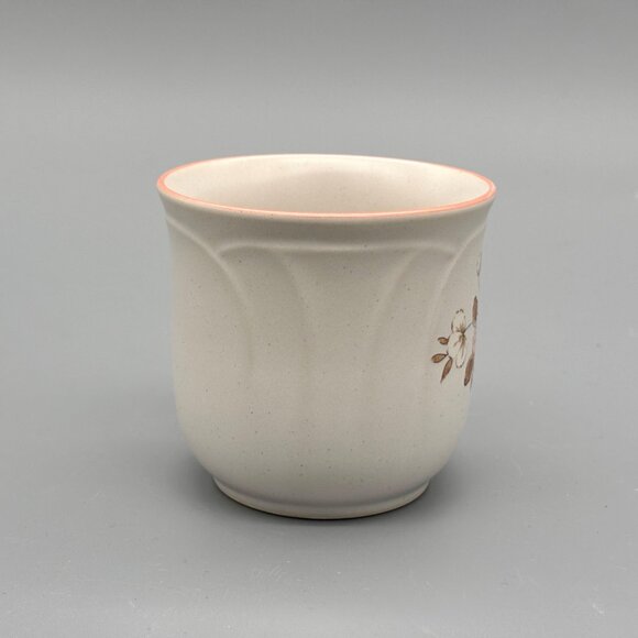 Vintage Countryware Stoneware Peachwood Floral Coffee Cups Set Of Four Japan - Picture 3 of 7